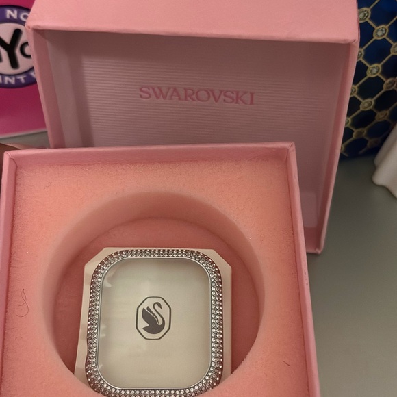 Swarovski Silver Crystal Apple Watch Case Frame